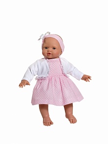 Кукла Popo в платьице в горошек, 36 см. (Asi, 2393030)